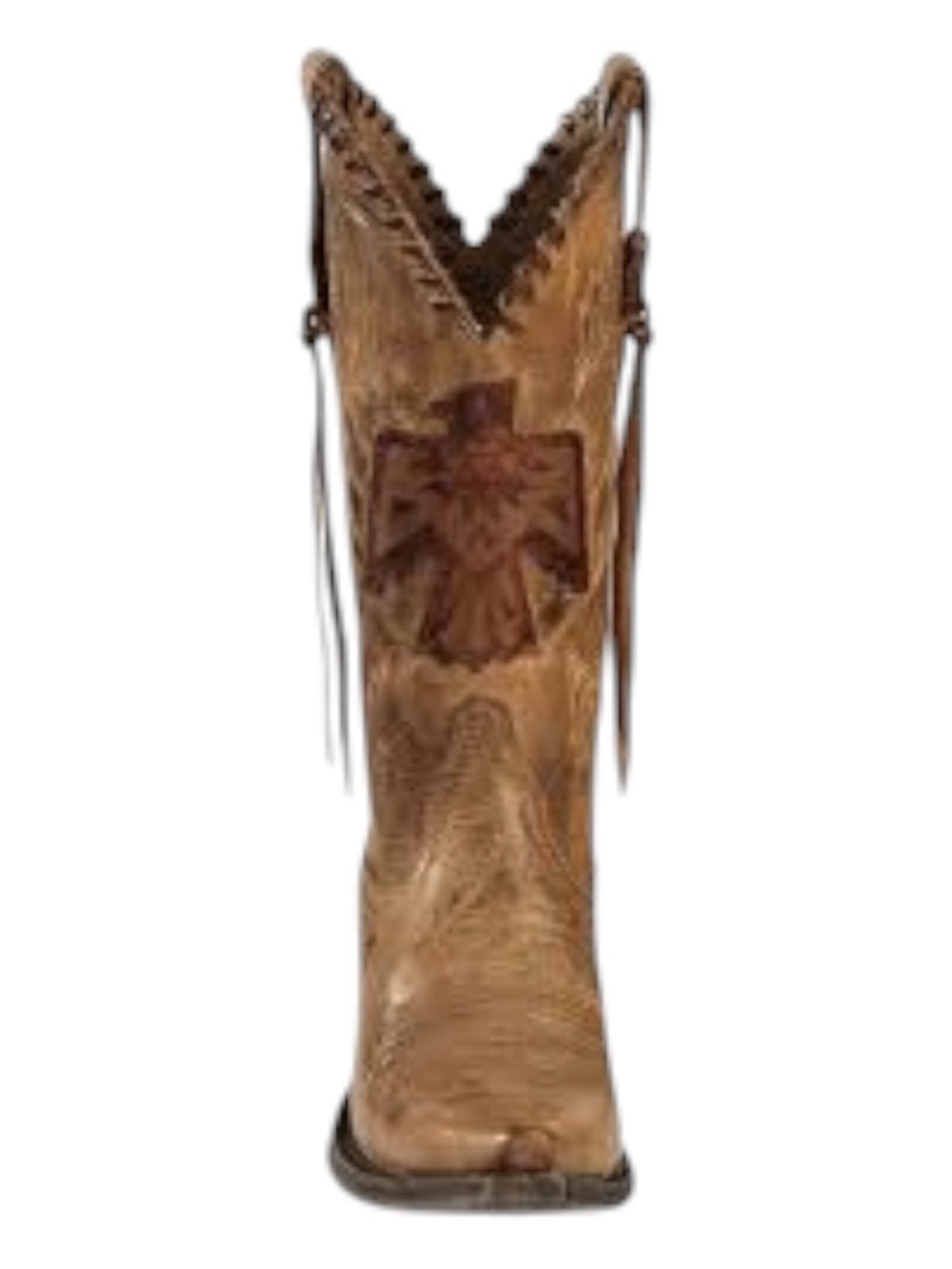 ARIAT WOMEN'S TAN THUNDERBIRD THRiLL COWGIRL BOOTS - SNIP TOE 6.5 - Picture 3 of 14